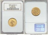 Victoria gold Sovereign 1868-SYDNEY AU50 NGC, Sydney mint, KM4. AGW 0.2353 oz. 

HID09801242017

© 2020 Heritage Auctions | All Rights Reserved