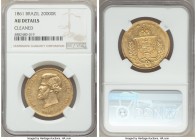 Pedro II gold 20000 Reis 1861 AU Details (Cleaned) NGC, Rio de Janeiro mint, KM468. AGW 0.5286 oz.

HID09801242017

© 2020 Heritage Auctions | All Rig...