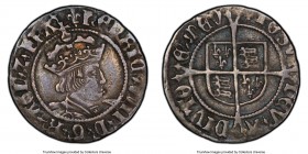 Henry VIII (1509-1547) 2 Pence (1/2 Groat) ND (1526-1544) XF45 PCGS, London mint, Lis mm, S-2341. Lavender gray and anthracite toning, full strike. 

...