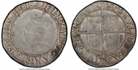 Elizabeth I (1558-1603) Pair of Certified Shillings VF PCGS, 1) Shilling ND (1602) - VF35, #2 mm, S-2584 2) Shilling ND (1601-1602) - VF Details (Graf...