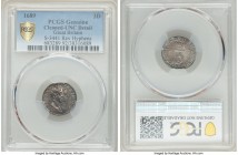 William & Mary 3 Pence 1689 UNC (Cleaned) PCGS, S-3441. Reverse hyphen stops variety. Argent, rose and blue toning. 

HID09801242017

© 2020 Heritage ...