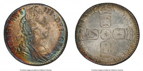 William III 6 Pence 1697 MS63+ PCGS, KM496.1, S-3538. Lustrous surfaces with red, gold and turquoise toning. 

HID09801242017

© 2020 Heritage Auction...