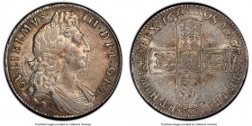 William III 1/2 Crown 1698 AU50 PCGS, KM492.2, S-3494. First bust DECIMO edge. 

HID09801242017

© 2020 Heritage Auctions | All Rights Reserved