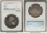 Anne 1/2 Crown 1707-E VF30 NGC, Edinburgh mint, KM525.2, S-3605. ESC-575. SEXTO on edge. 

HID09801242017

© 2020 Heritage Auctions | All Rights Reser...