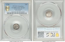 George II 4-Piece Certified Maundy Set 1746 PCGS, 1) Penny 1746 - UNC Details (Graffiti), KM567, S-3715A 2) 2 Pence 1746 - UNC Details (Cleaned), KM56...