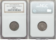George III 6 Pence 1787 MS61 NGC, KM606.2, ESC-1620. Hearts in Hanoverian shield. 

HID09801242017

© 2020 Heritage Auctions | All Rights Reserved