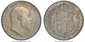 Edward VII Matte Proof 1/2 Crown 1902 PR64 PCGS, KM802, S-3980. Toned in pastel seafoam green and peach-gold. 

HID09801242017

© 2020 Heritage Auctio...