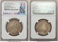 British India 3-Piece Lot of Certified Assorted Mint Error Issues NGC, 1) Victoria Mint Error - Reverse Misaligned Die Rupee 1862-(c) - AU55, Calcutta...