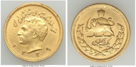 Muhammad Reza Pahlavi gold Pahlavi SH 1339 (1960) XF (Scratches), KM1162. 22.3mm. 8.12gm. AGW 0.2354 oz. 

HID09801242017

© 2020 Heritage Auctions | ...