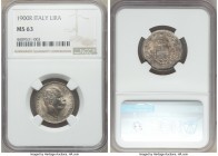 Umberto I Lira 1900-R MS63 NGC, Rome mint, KM24.1.

HID09801242017

© 2020 Heritage Auctions | All Rights Reserved