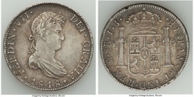 Ferdinand VII 8 Reales 1818 Mo-JJ XF, Mexico City mint, KM111. 39.7mm. 26.90gm. Olive gray toning. 

HID09801242017

© 2020 Heritage Auctions | All Ri...