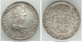 Zacatecas. Ferdinand VII 8 Reales 1821 Zs-RG XF, Zacatecas mint, KM111.5. 37.8mm. 27.14gm. Boldly struck details, toned in a dove gray. 

HID098012420...
