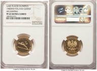 People's Republic gold Proof 2000 Zlotych 1980-MW PR63 Ultra Cameo NGC, Warsaw mint, KM-Y111. Mintage: 5,250. Issued for the 1980 Winter Olympics in L...