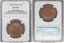 Luiz I 20 Reis 1883 MS64 Red and Brown NGC, KM527. Satin surfaces with subdued luster, few spots. 

HID09801242017

© 2020 Heritage Auctions | All Rig...