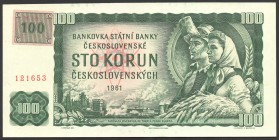 Czechoslovakia 100 Korun 1961 (1993)
P# 91c; № 121653; UNC; Stamp