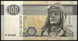 Czech Republic 100 Korun 2018 Specimen "Milan Rastislav Štefánik"
Fantasy Banknote; M.R. Štefánik 1880-1919; Made by Matej Gábriš; BUNC