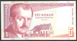 Czech Republic 5 Korun 2019 Specimen
P6009-Gabris; Mintage: 500; UNC-; Ferdinand Porsche 1875-1951