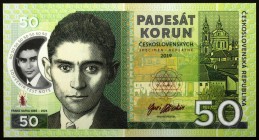 Czech Republic 50 Korun 2019 Specimen "Franz Kafka"
Fantasy Banknote; Franz Kafka; Made by Matej Gábriš; BUNC