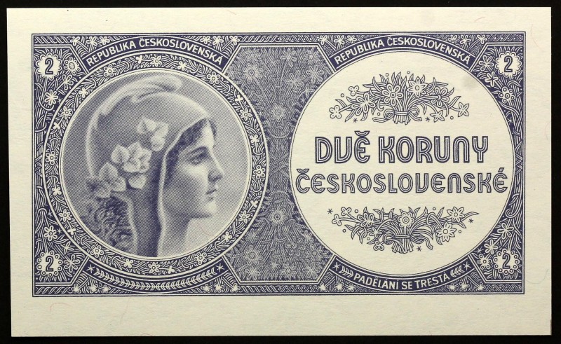 Czech Republic 2 Koruny (ND) 
Fantasy Banknote; Limited Edition; Made by Matej ...