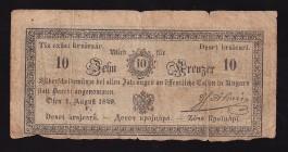 Austria 10 Kreuzer 1848 
P# A92