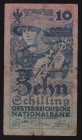 Austria 10 Shillings 1927 
P# 94, 1008 45541