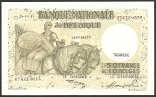 Belgium 50 Francs 1947 RARE
P# 106; № 6742 Z 0655; UNC; RARE!