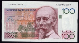 Belgium 100 Francs 1978 -1981
P# 140; UNC