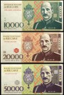 Bulgaria Lot of 3 Banknotes 2017 
10000 20000 50000 Leva 2017; Different Motives; Fantasy Banknotes; Made by Matej Gábriš; BUNC