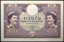 Croatia Ragusa 1000 Dinara 2019 Specimen "Ragusa / Dubrovnik"
Fantasy Banknote; Limited Edition; Ragusa / Dubrovnik; Made by Matej Gábriš; BUNC