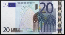 European Union 20 Euro 2002 
P# 10l; № L29597837981; UNC