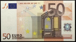 European Union 50 Euro 2002 
P# 11v; № V33240404641; UNC