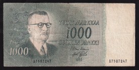 Finland 1000 Markaa 1955 
P# 93, A7587247
