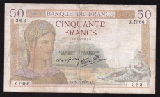 France 50 Francs 1938 
P# 85, 199148363