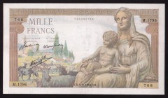 France 1000 Francs 1942 
P# 102, 044886768