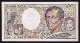 France 200 Francs 1990 
P# 155, 2274464683