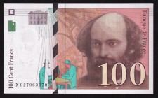 France 100 Francs 1997 
P# 158, X027963970. UNC.
