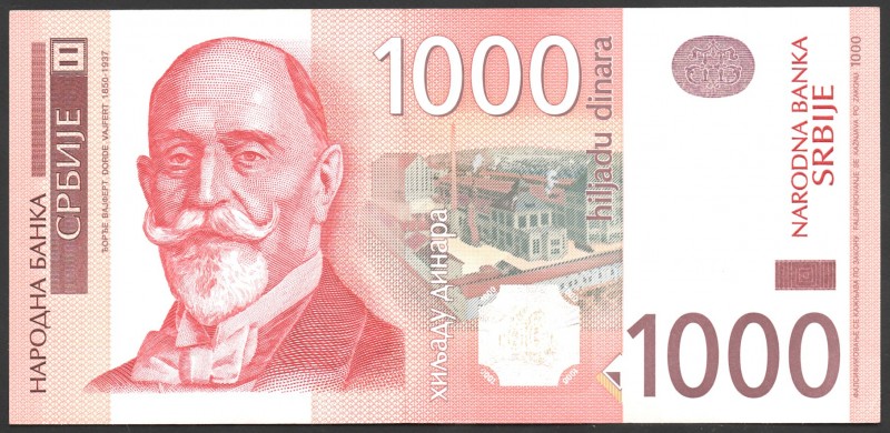 Serbia 1000 Dinara 2006 
P# 52a