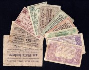 Yugoslavia Lot of 10 Banknotes 1919 -1920
Emergency Issues; Lot of 10 pcs: