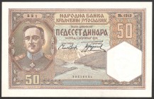 Yugoslavia 50 Dinars 1931 
P# 28; UNC