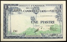 French Indochina 1 Piastre 1953 
P# 105; № 102323615; UNC-; Sign. 21