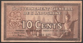French Indochina 10 Cents 1939 
P# 85e; № VY 424.255