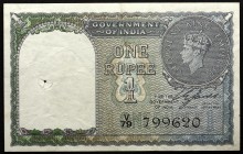 India 1 Rupee 1940 
P# 25a; № V79-799620