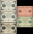 Russia Lot of 5 Banknotes 1918 
100 250 500 Roubles 1918