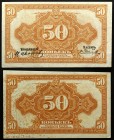 Russia Lot of 2 Banknotes 1919 -1920
50 Kopeks 1919 - 1920; P# S828, S1244; Nice Conditions
