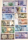 Africa Lot of 12 Banknotes 
Different Countries, Dates & Denominations; Mostly UNC