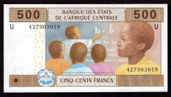 Cameroon 500 Francs 2002 
P# 206U;UNC