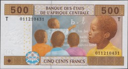 Central African States 500 Francs 2002
P# 106T; Congo; UNC