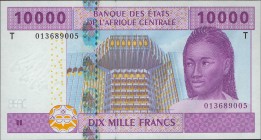 Central African States 10000 Francs 2002
P# 110T; Congo; UNC