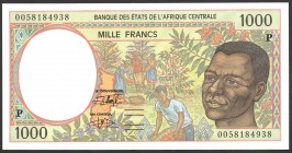Chad 1000 Francs 2000 
P# 602; UNC; Central African States