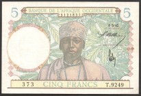 French West Africa 5 Francs 1942 RARE
P# 25; № 231218373; UNC; RARE!